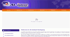 Desktop Screenshot of aljadeedpackaging.com